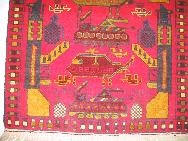 For sale: Afghan War Rug or Conflict Carpet