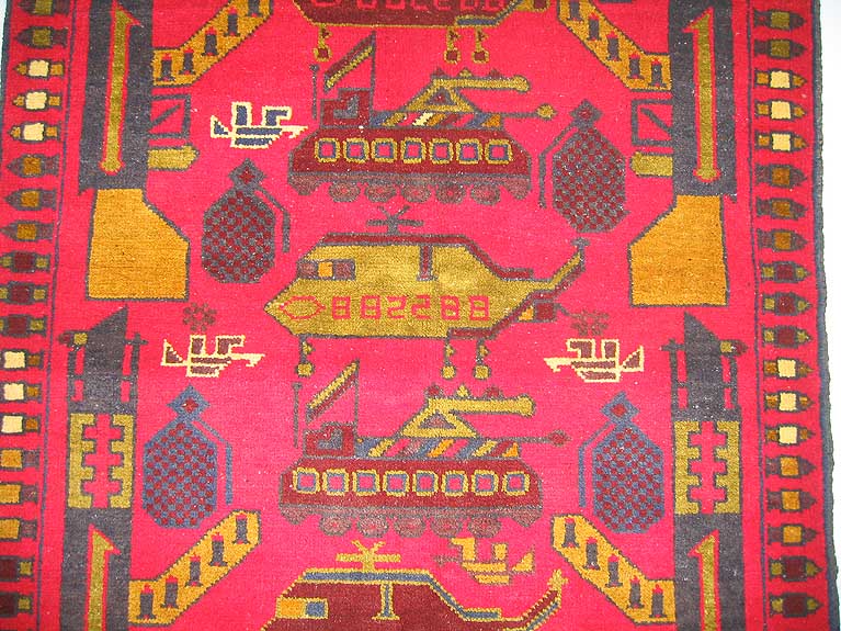 For sale: Afghan War Rug or Conflict Carpet