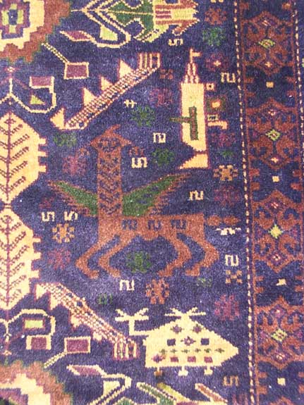 For sale: Afghan War Rug or Conflict Carpet