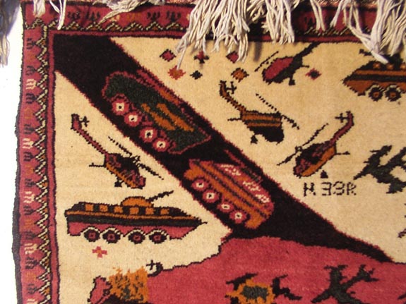 For sale: Afghan War Rug or Conflict Carpet