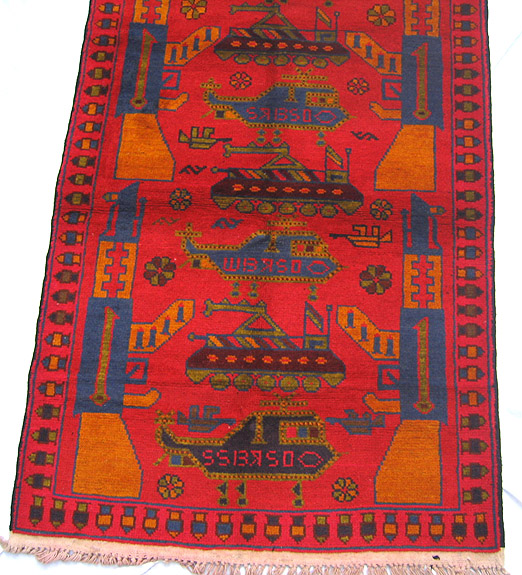 For sale: Afghan War Rug or Conflict Carpet