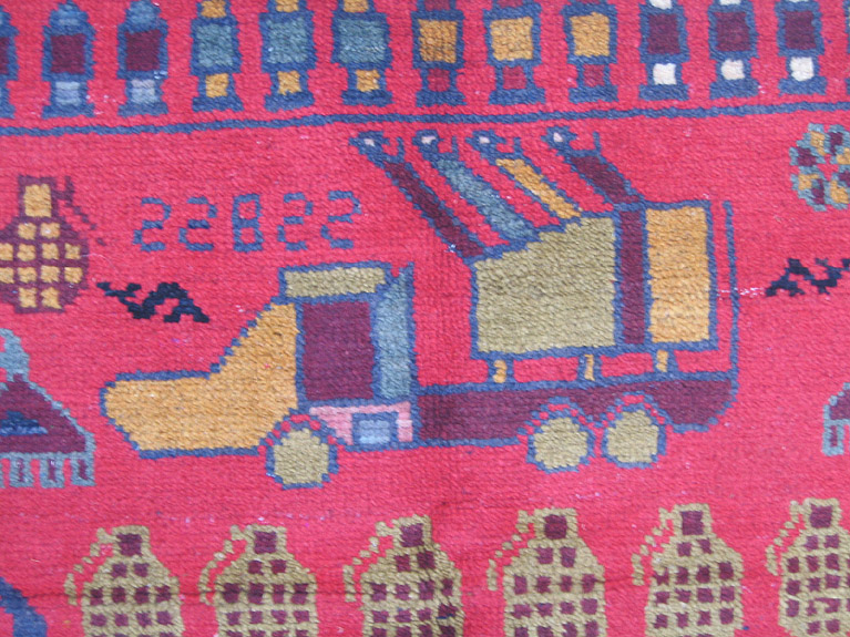 For sale: Afghan War Rug or Conflict Carpet