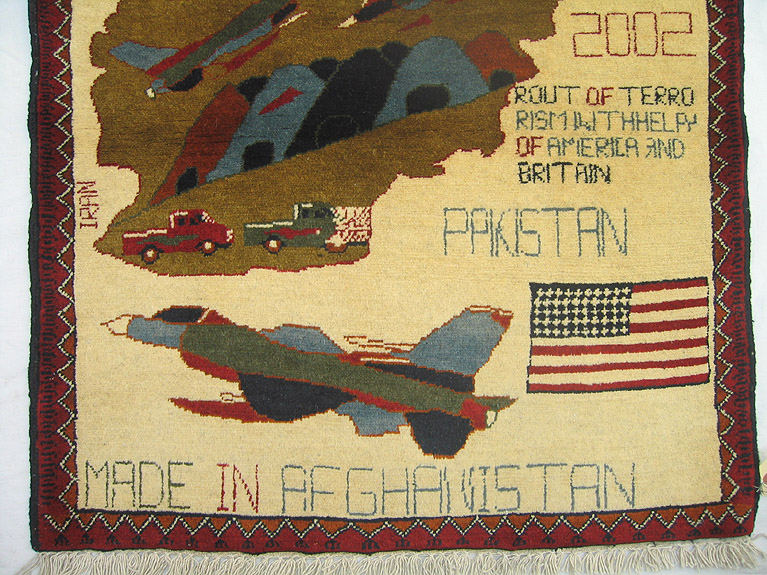 For sale: Afghan War Rug or Conflict Carpet