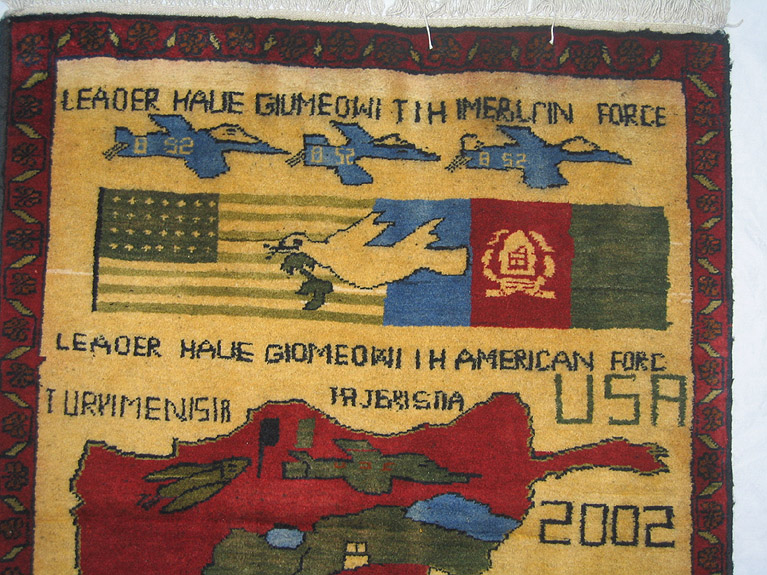 For sale: Afghan War Rug or Conflict Carpet