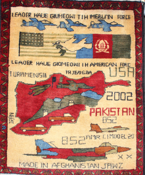 War Rug shown at Exhibition