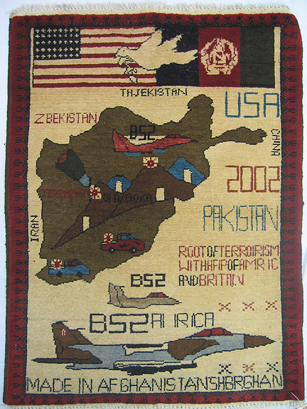 For sale: Afghan War Rug or Conflict Carpet