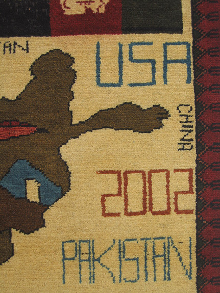 For sale: Afghan War Rug or Conflict Carpet