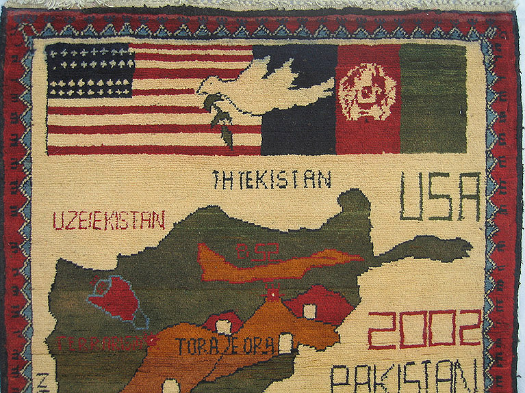 For sale: Afghan War Rug or Conflict Carpet