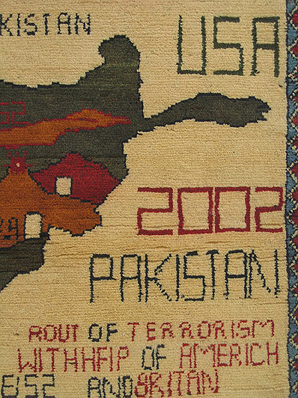 For sale: Afghan War Rug or Conflict Carpet