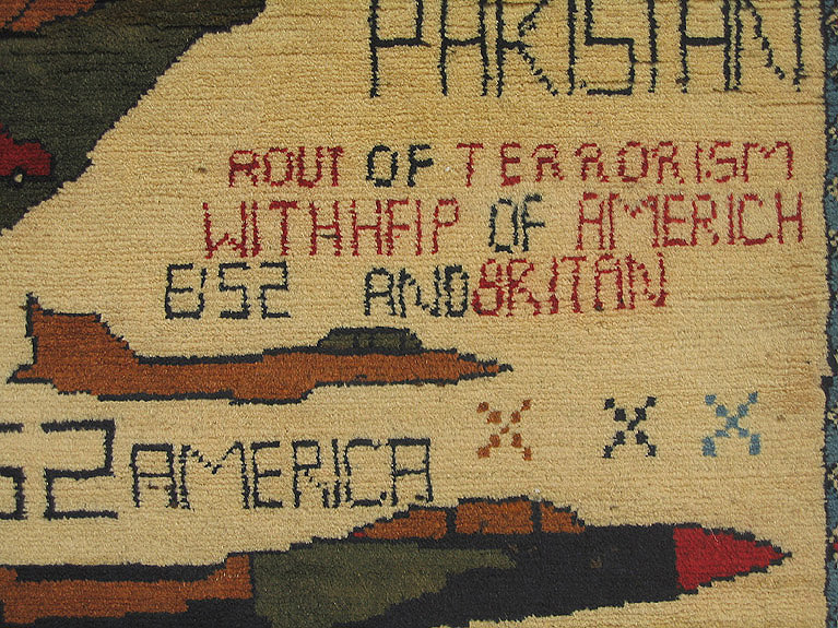 For sale: Afghan War Rug or Conflict Carpet