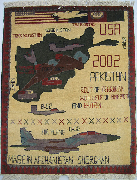 For sale: Afghan War Rug or Conflict Carpet