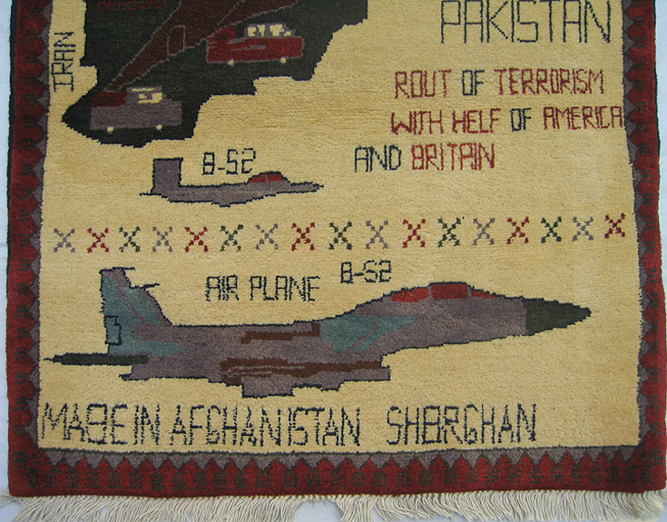 For sale: Afghan War Rug or Conflict Carpet