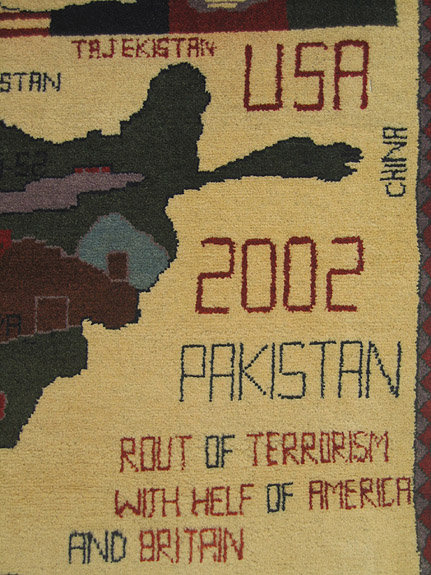 For sale: Afghan War Rug or Conflict Carpet