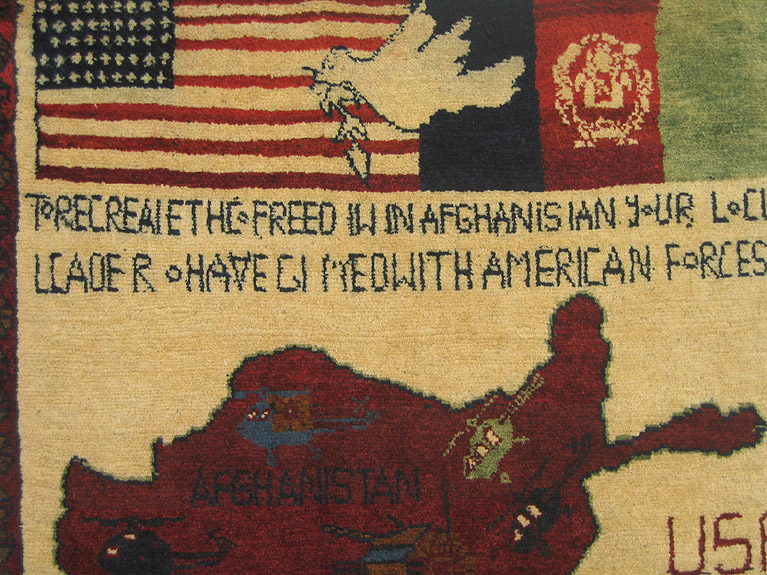 For sale: Afghan War Rug or Conflict Carpet