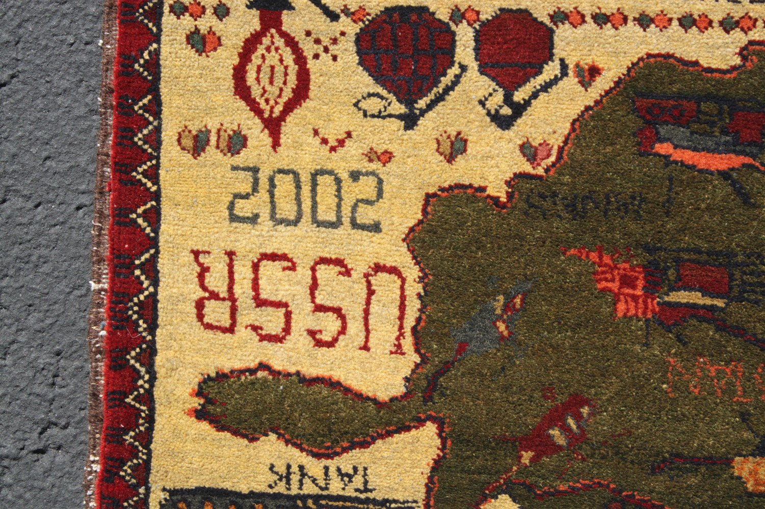 For sale: Afghan War Rug or Conflict Carpet