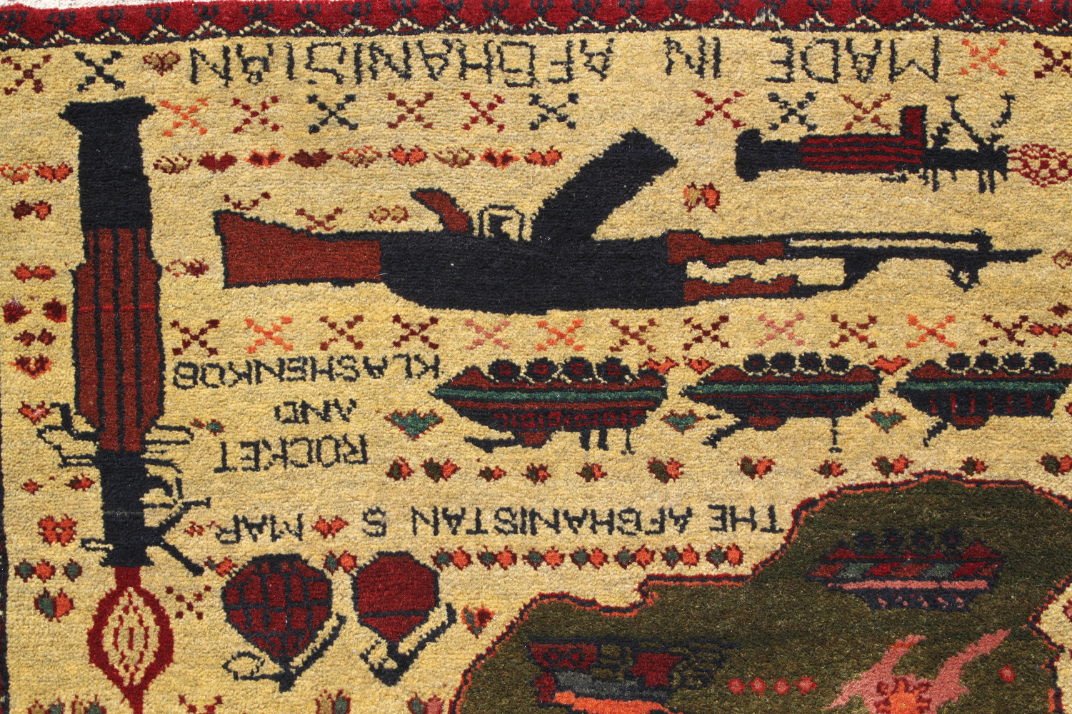 For sale: Afghan War Rug or Conflict Carpet