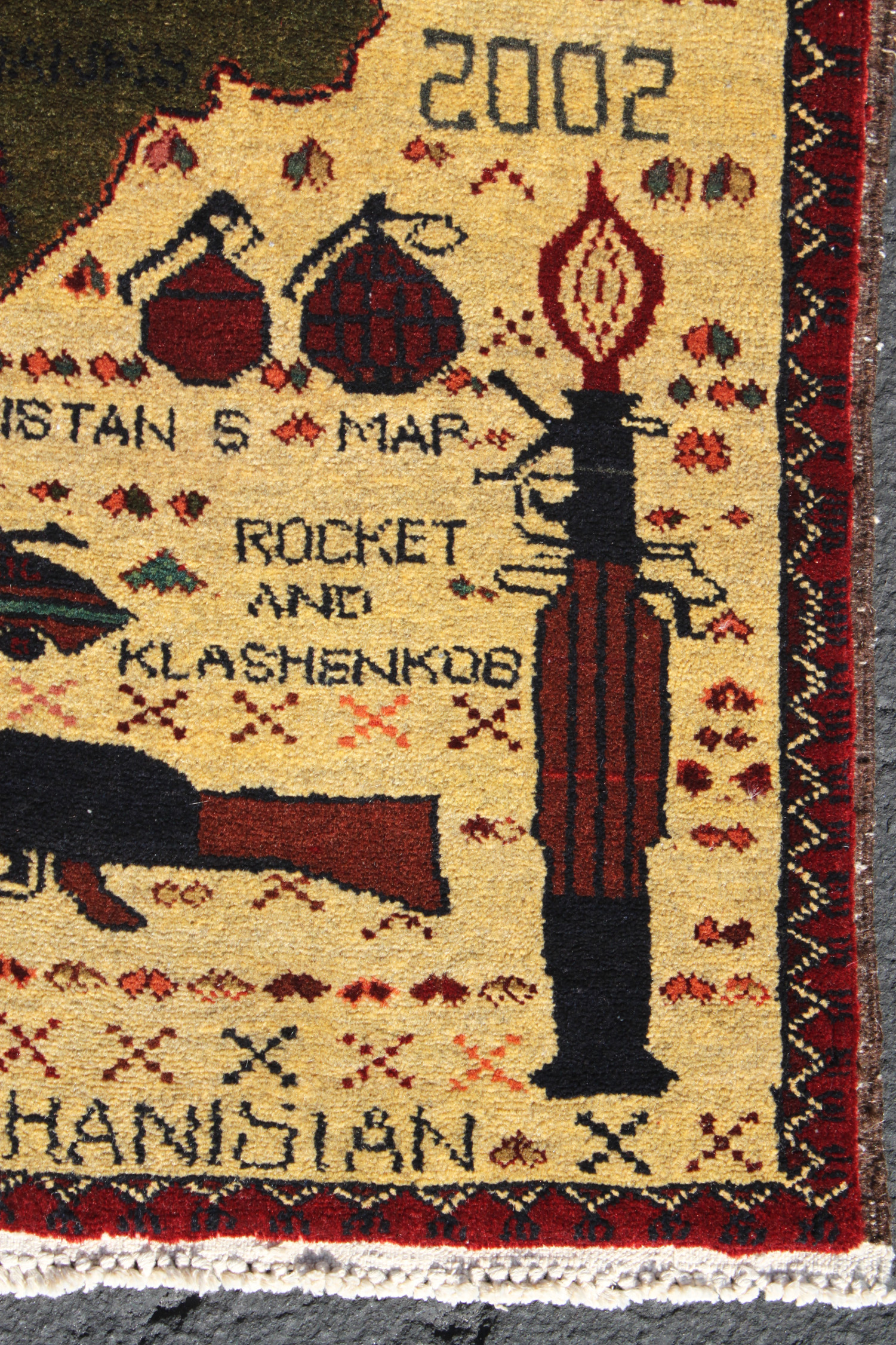 For sale: Afghan War Rug or Conflict Carpet