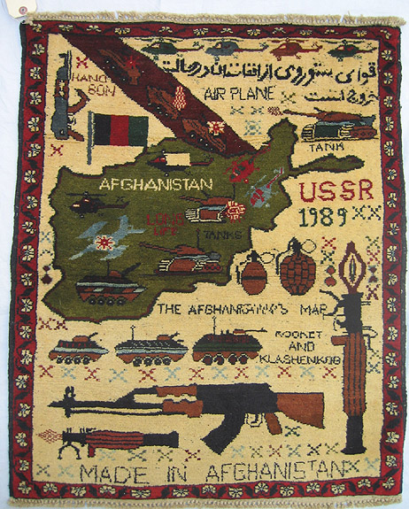 For sale: Afghan War Rug or Conflict Carpet