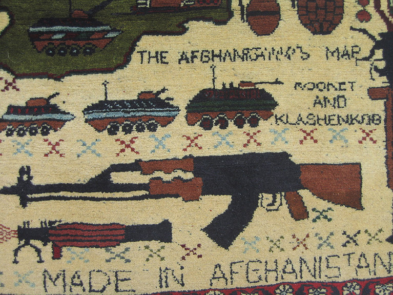 For sale: Afghan War Rug or Conflict Carpet