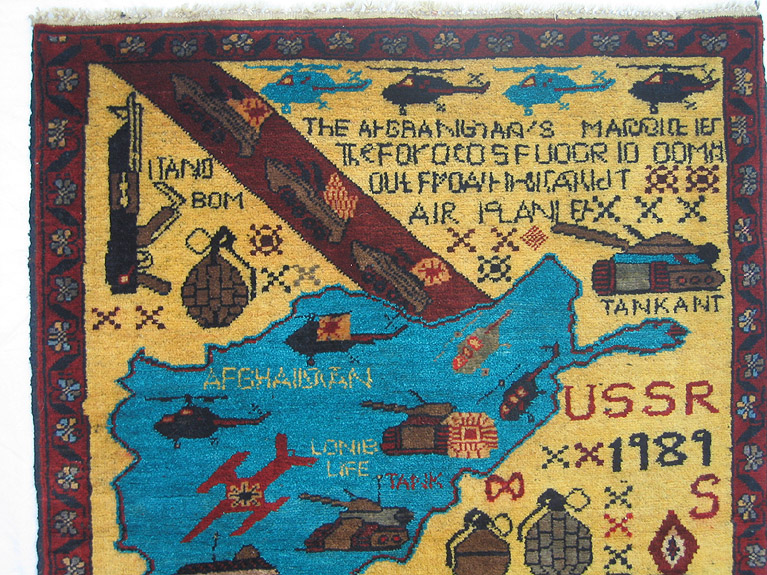 For sale: Afghan War Rug or Conflict Carpet