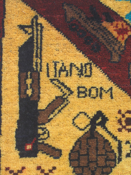 For sale: Afghan War Rug or Conflict Carpet