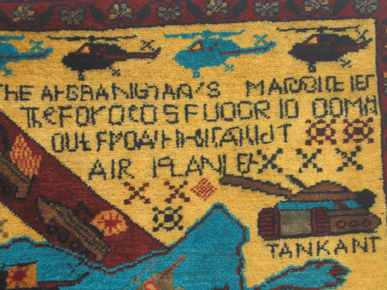 For sale: Afghan War Rug or Conflict Carpet