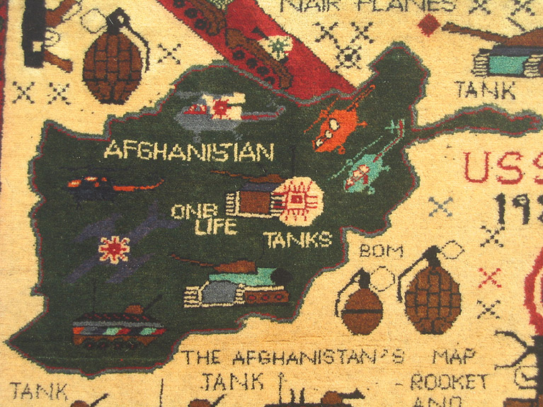 For sale: Afghan War Rug or Conflict Carpet