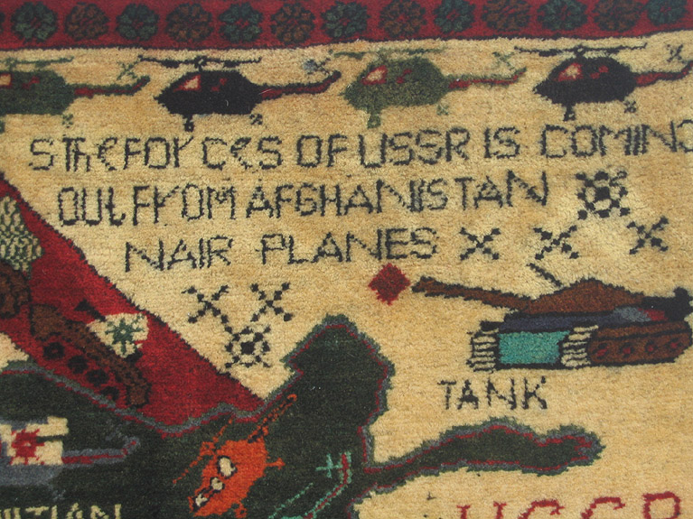 For sale: Afghan War Rug or Conflict Carpet