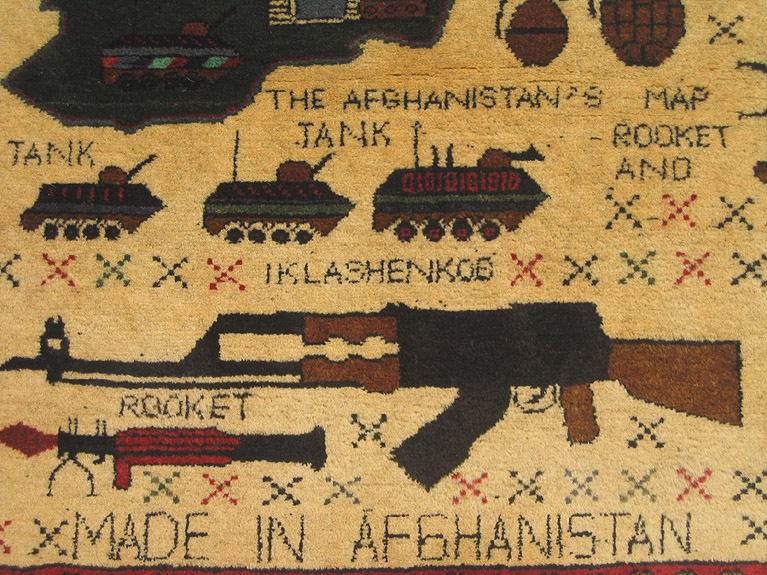 For sale: Afghan War Rug or Conflict Carpet