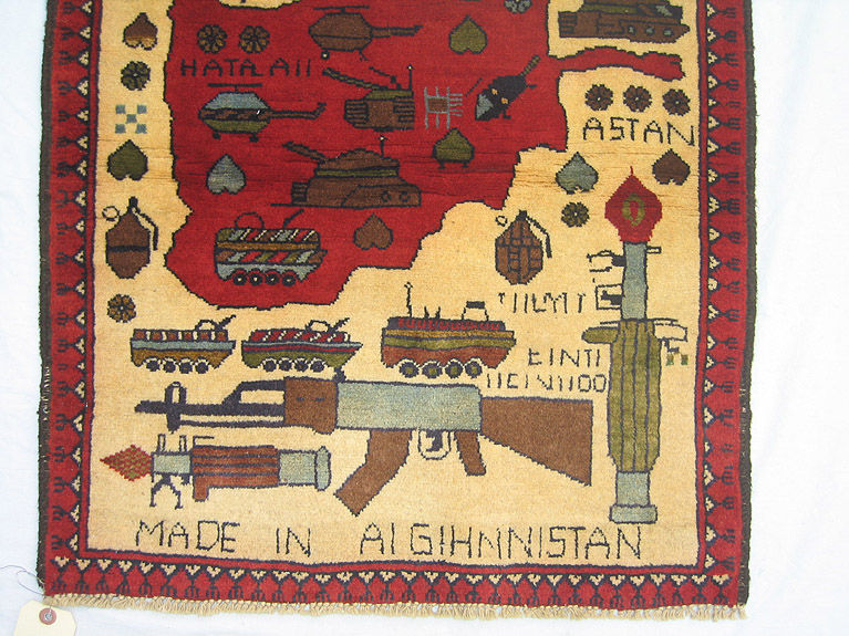 For sale: Afghan War Rug or Conflict Carpet