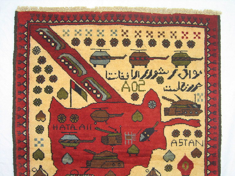 For sale: Afghan War Rug or Conflict Carpet