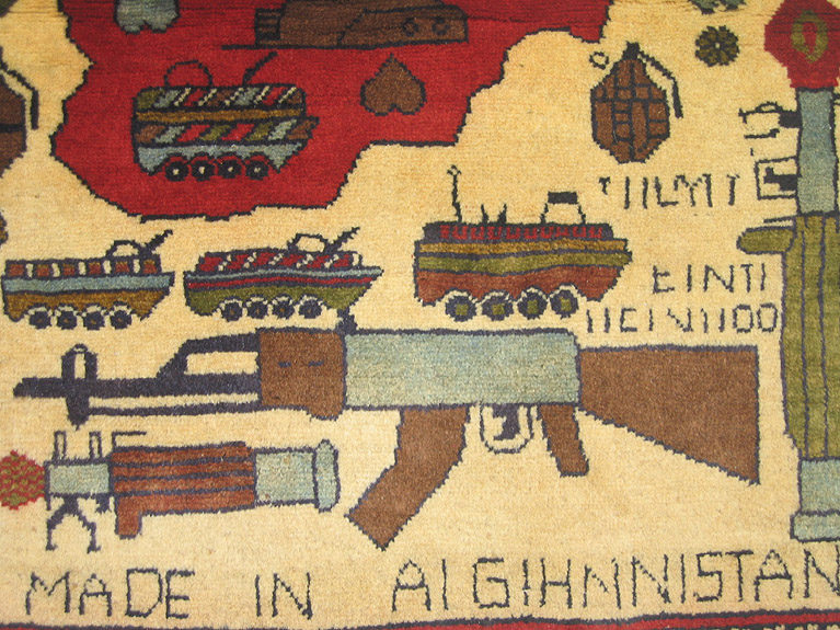 For sale: Afghan War Rug or Conflict Carpet