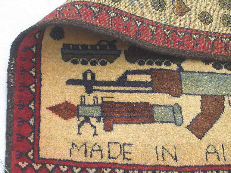 For sale: Afghan War Rug or Conflict Carpet