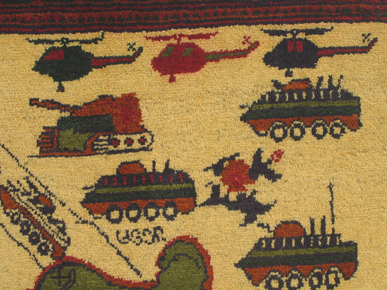 For sale: Afghan War Rug or Conflict Carpet