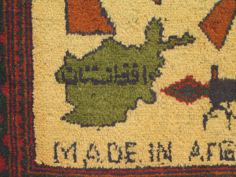 For sale: Afghan War Rug or Conflict Carpet