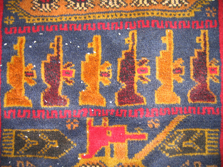 For sale: Afghan War Rug or Conflict Carpet