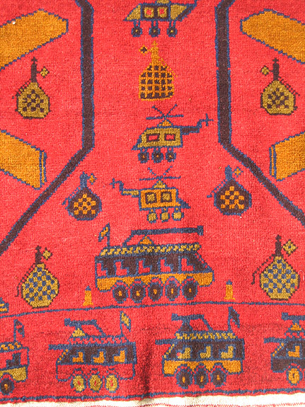 For sale: Afghan War Rug or Conflict Carpet