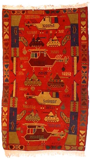 For sale: Afghan War Rug or Conflict Carpet