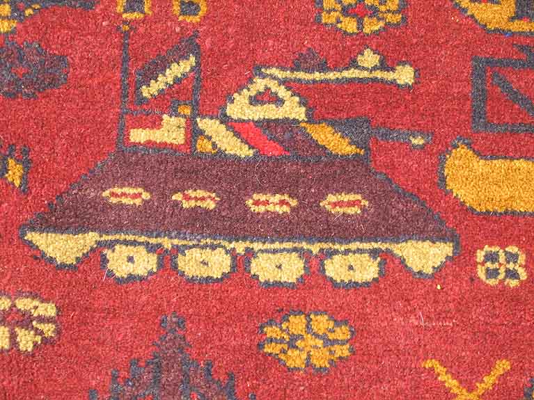 For sale: Afghan War Rug or Conflict Carpet