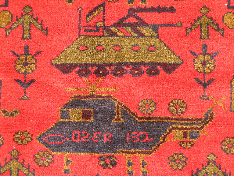 For sale: Afghan War Rug or Conflict Carpet