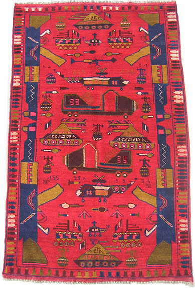 For sale: Afghan War Rug or Conflict Carpet