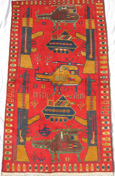 For sale: Afghan War Rug or Conflict Carpet