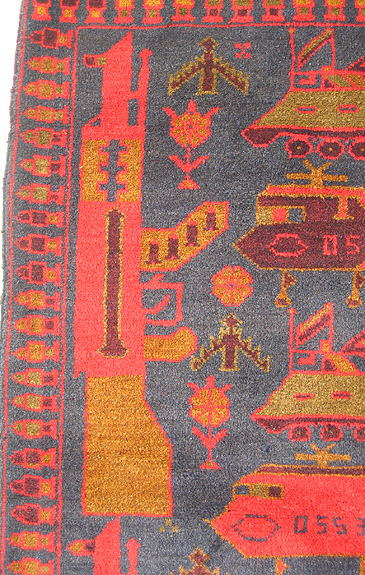 For sale: Afghan War Rug or Conflict Carpet