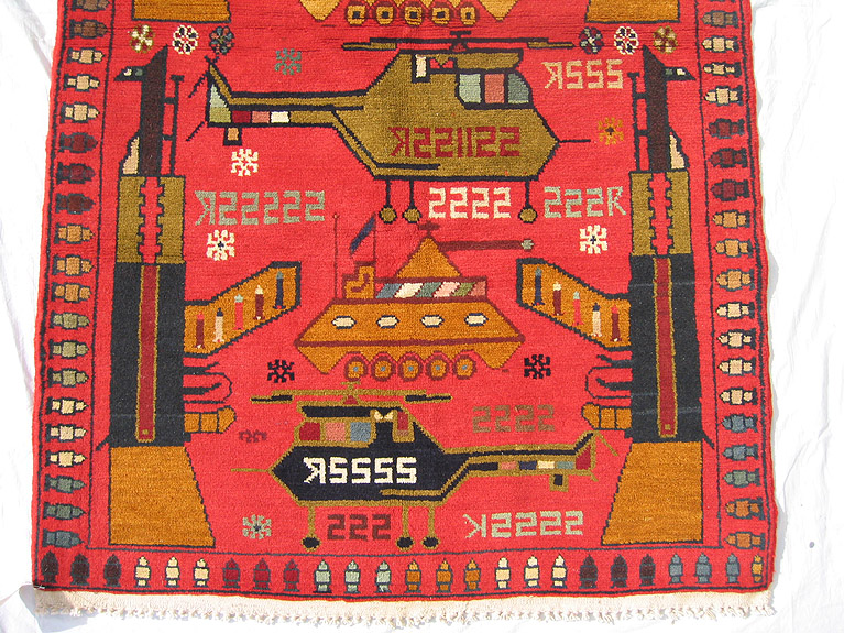 For sale: Afghan War Rug or Conflict Carpet