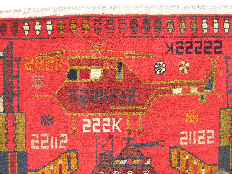 For sale: Afghan War Rug or Conflict Carpet