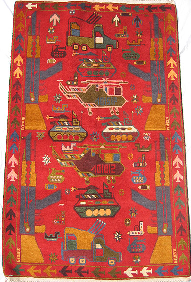 For sale: Afghan War Rug or Conflict Carpet