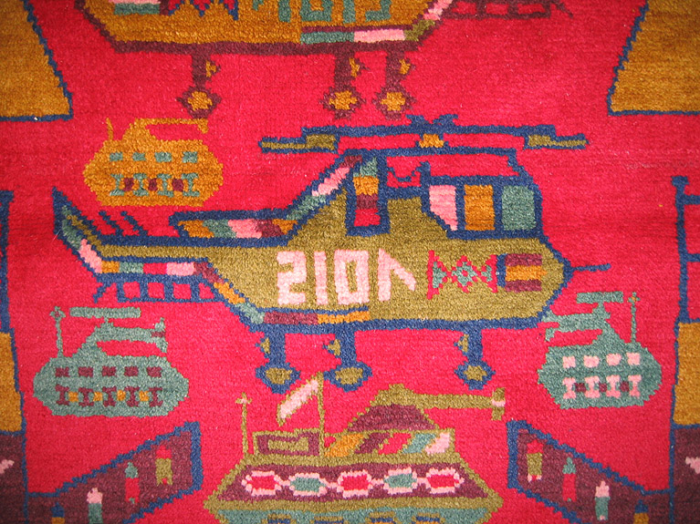 For sale: Afghan War Rug or Conflict Carpet