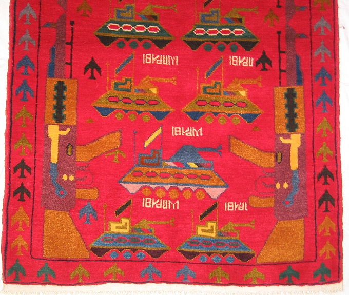 For sale: Afghan War Rug or Conflict Carpet