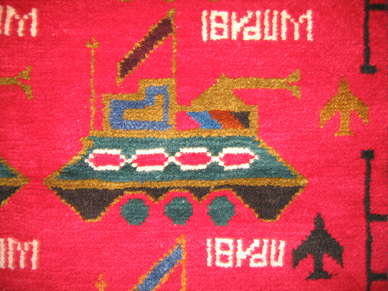 For sale: Afghan War Rug or Conflict Carpet