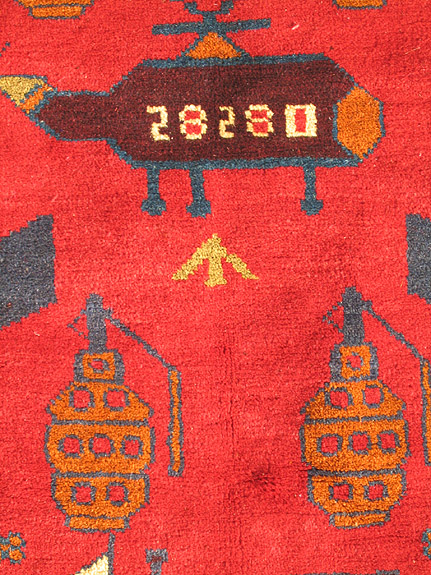 For sale: Afghan War Rug or Conflict Carpet